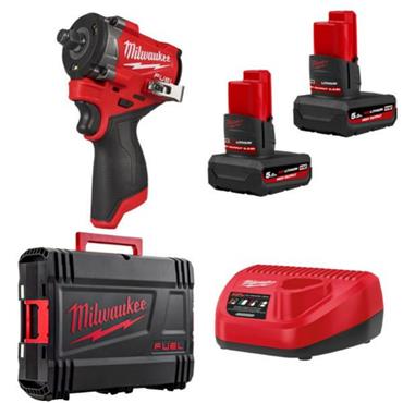 4933493453 Milwaukee M12FCIWF38G3-502X 3/8in Impact Wrench