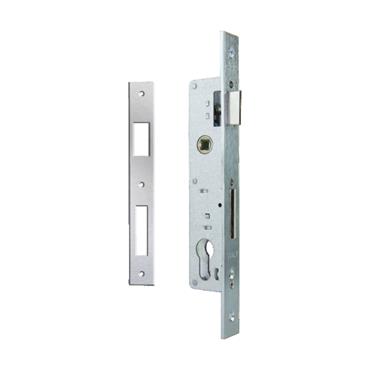 60051 Hugo Zinc Alloy Latch And Dead Bolt, Satin Nickel Plate. Nickel Color Lock Case