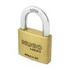 60263 Hugo Padlock , Mega 50, Brass, 3 Keys