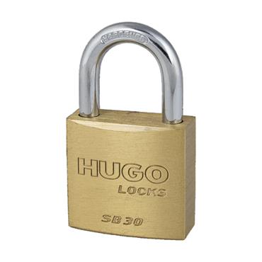 60287 Hugo Padlock, Key Alike, 4 Pcs, 5 Keys, Sb 30