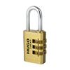 60300 Hugo Combination Padlock Pb 20, Brass