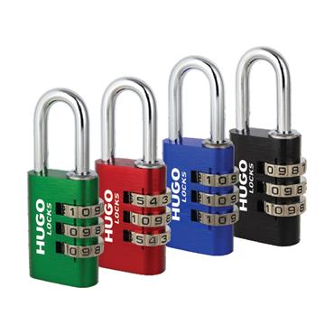 60310 Hugo Combination Padlock Pa 30, Alumin Green