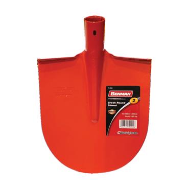 70202 Benman Greek Type Shovel, 29, Red, Size 2