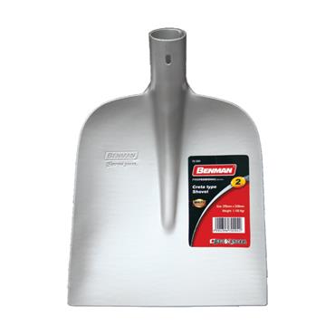 70204 Benman German Type Sand Shovel, Silver Color, 4/2