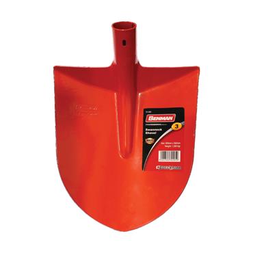 70205 Benman Ground Shovel With Curved Blade, Red Color, 3/ 5
