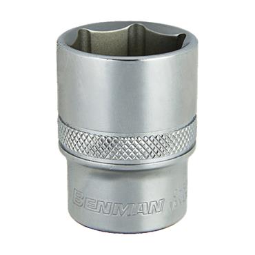 70219 Benman Socket 6Pt Cr-Va, 1/2"Dr, 19 mm