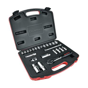 70242 Benman Socket Set 24Pcs 3/8" Dr.