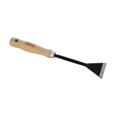 70494 Benman Triangular Scraper With Long Wooden Handle, 100 mm