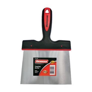 70590 Benman Inox Long Taping Knife, Plastic 2 Materials Handle, 160 mm