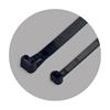 70890 Benman Reusable Cable Zip Ties, Black, 200 X 7.6 mm (100Pcs)