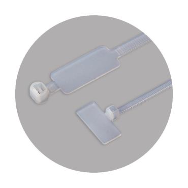 70893 Benman Cable Ties With Label, White, 112 X 2.5 mm (100Pcs)