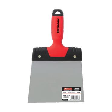 70919 Benman Stainless Steel Spatula, Plastic Handle, Long Blade, 160 mm