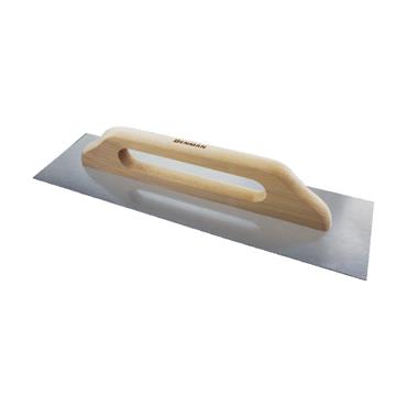 70939 Benman Stainless Steel Smooth Trowel, Wooden Handle, 130 X 480