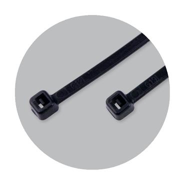 70956 Benman Cable Ties, Black, 250 mm X 7,6 mm (100Pcs)
