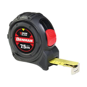 71019 Benman Measuring Tape, Iron Blade, , 7.5Mx25mm Metric Units