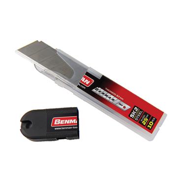 71080 Benman Spare Blades For Utility Knife 25X0,7mm, (10Pcs)