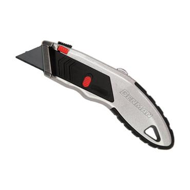 71145 Benman Utility Knife Auto Loading Metallic 5+1 Blades