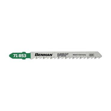 71853 Benman Jig Saw Blades For Softwood 5 Pcs (T101D)