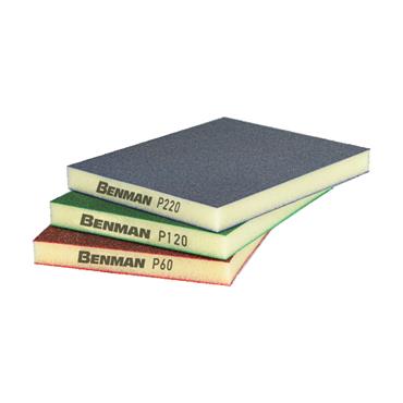72229 Benman Sided Sanding Pad P120 123 X 98 X 12.5 mm