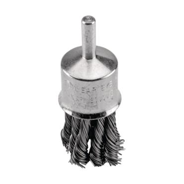 72420 Benman End Twisted Knot Wire Brush Inox 22 mm With Shaft 6 mm