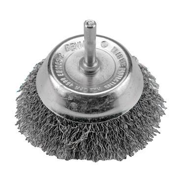 72427 Benman Wire Cup Brush, Inox With Shaft 6 mm