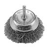 72428 Benman Wire Cup Brush, Inox With Shaft 6 mm