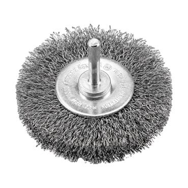 72430 Benman Wire Wheel Brush Inox With Shaft 6 mm