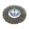 72438 Benman Wire Wheel Brush, Inox With Shaft 6 mm