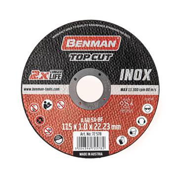 72578 Benman Cutting Disc Topcut For Inox