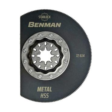 72614 Benman Saw Blade Starlock, Segmented, Hss, For Metal