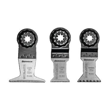 72671 Benman Saw Blades Starlock, For Wood & Metal, 3 Pcs