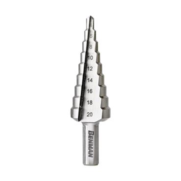 72719 Benman Hss m2 step drill bit 4-20 mm