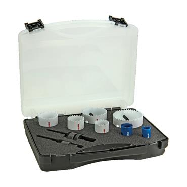 72846 Benman Hole Saws Bi-Metal, Cobalt 8%, 9 Pcs