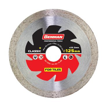 74254 Benman Diamond Cutting Disc, Tiles, 180 X 2.2 X 10W