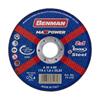 74272 Benman Cutting Disc, For Steel & Inox, Maxpower 180 X 2.5 mm