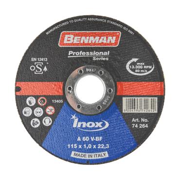 74297 Benman Cutting Disc, For Inox, 230 X 2.0 mm
