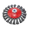 74315 Benman Tapered Brushes, Tempered Steel Wire, Knotted 0.5 mm, M14*2.82, 100