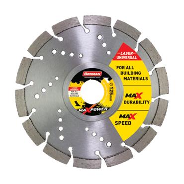 74487 Benman Diamond Cutting Disc, Maxpower, Universal-Laser, 125 X 2.4 X 10W