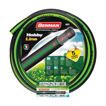 74995 Benman Garden Hose Hobby Line 5/8"X 50 M (Green Stipes)