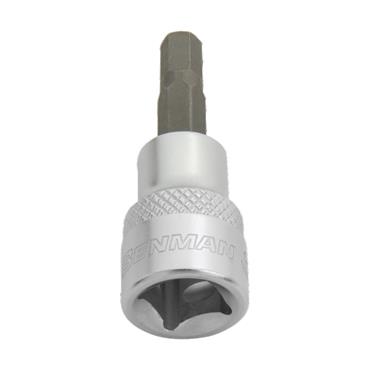 75142 Benman Hex Socket Bit 1/2", 1/4'' X L 62 mm