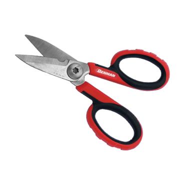 77118 Benman Elecrtician shears with nylon sheath 5 12