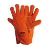 77307 Benman Dark Yellow Cow Split Leather Gloves, Welding Glove, Full Linning, 14''