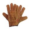 77308 Benman Gloves, Brown Cow Split Leather, Wing Thumb, Unlined, 10"