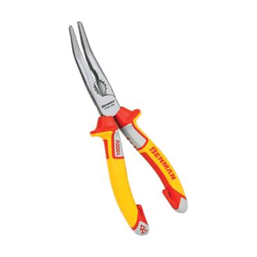77563 Benman Chain Nose Pliers Angled 45 (Radio Pliers) Vde 205 mm