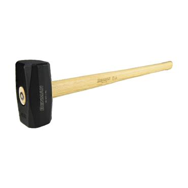 77570 Benman Sledge Hammer, Double Face, Wooden Handle 90Cm, 5Kg, Din 6475