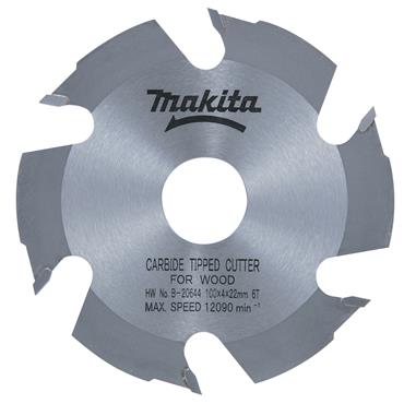 B-20644 Makita TCT Cutter Blade 100mm x 22mm x 6T 1 pc