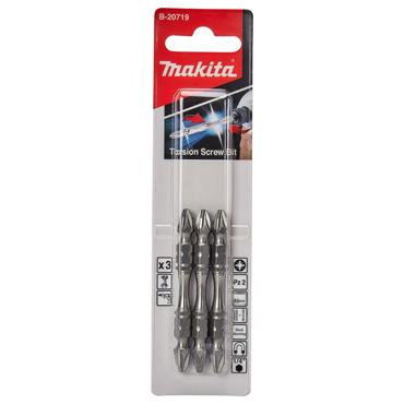 B-20719 Makita Torsion Screwdriver Bit PZ2- 65mm 3 pcs