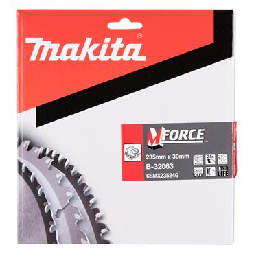 B-32063 Makita M-FoRCe TCT Saw Blade For Portable Saw CSMX