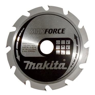 B-32144 Makita MAKFORCE TCT SAW BLADE CSC19012G 2.00 190 x 15.88mm 12T