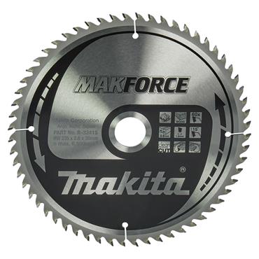 B-32415 Makita MAKFORCE TCT SAW BLADE CSXF23560G 2.80 235x30mm 60T